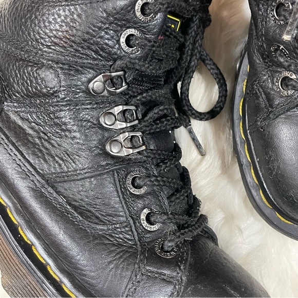 Dr. Martens Industrial Vintage Leather Work Boots - Picture 14 of 14